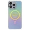 Guess GUHMP15LHITSQ iPhone 15 Pro 6.1 turkusowy/turquoise hardcase IML Iridescent MagSafe